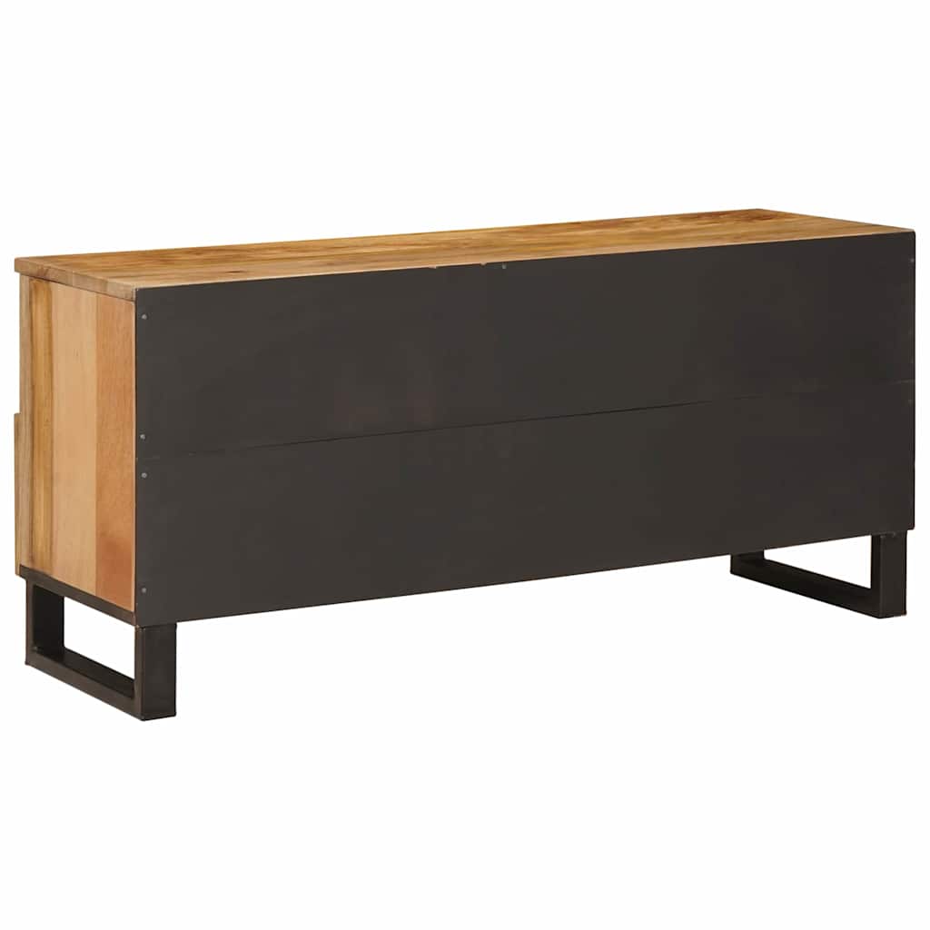 TV szekrény fiókkal Barna 100 x 33 x 46 cm Tömör Mangófát