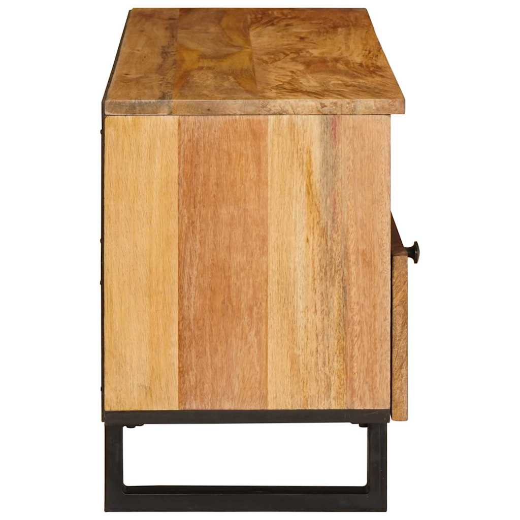 TV szekrény fiókkal Barna 100 x 33 x 46 cm Tömör Mangófát