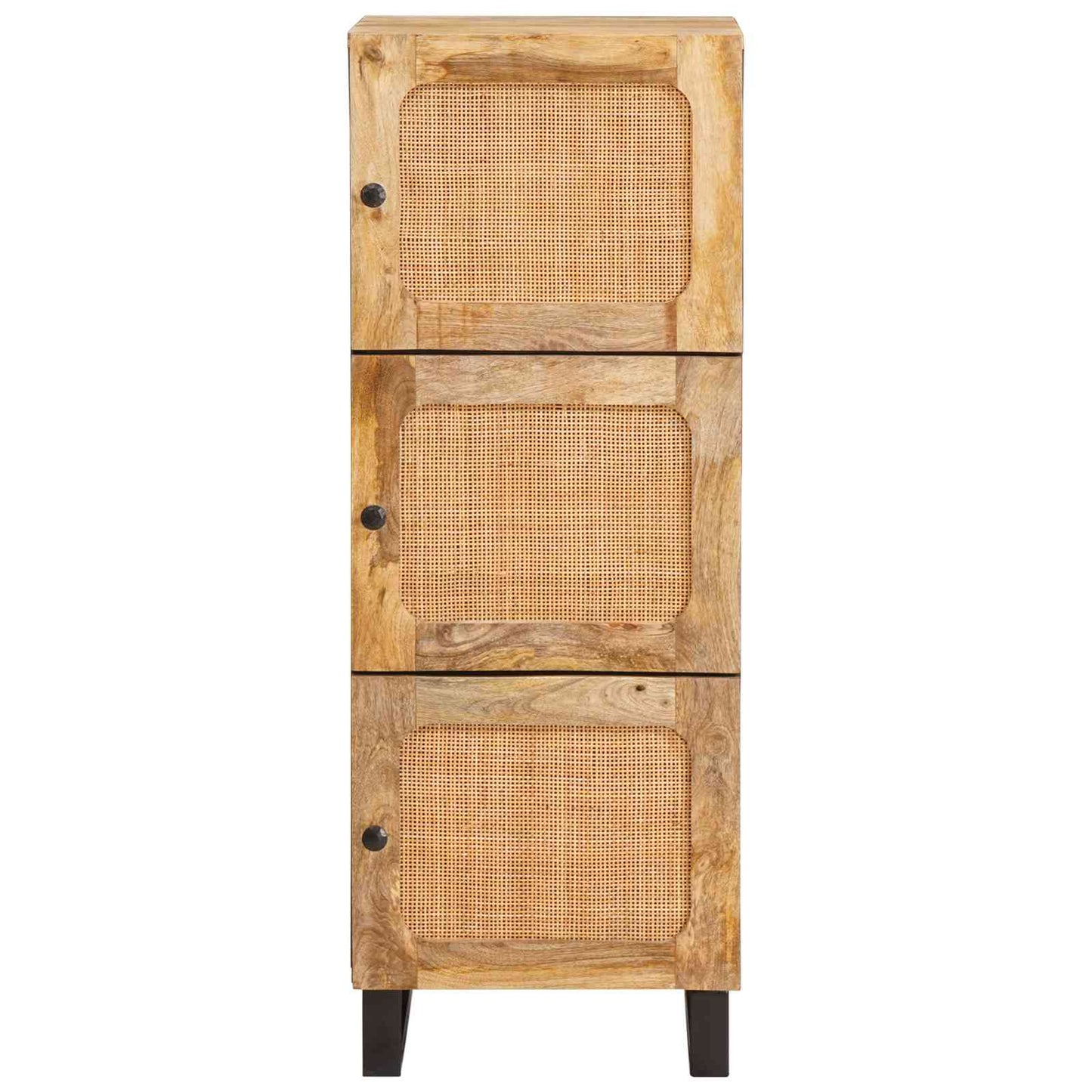 Magasfiú tárolóval ajtóval Barna 90 x 33 x 75 cm Tömör Mangófát