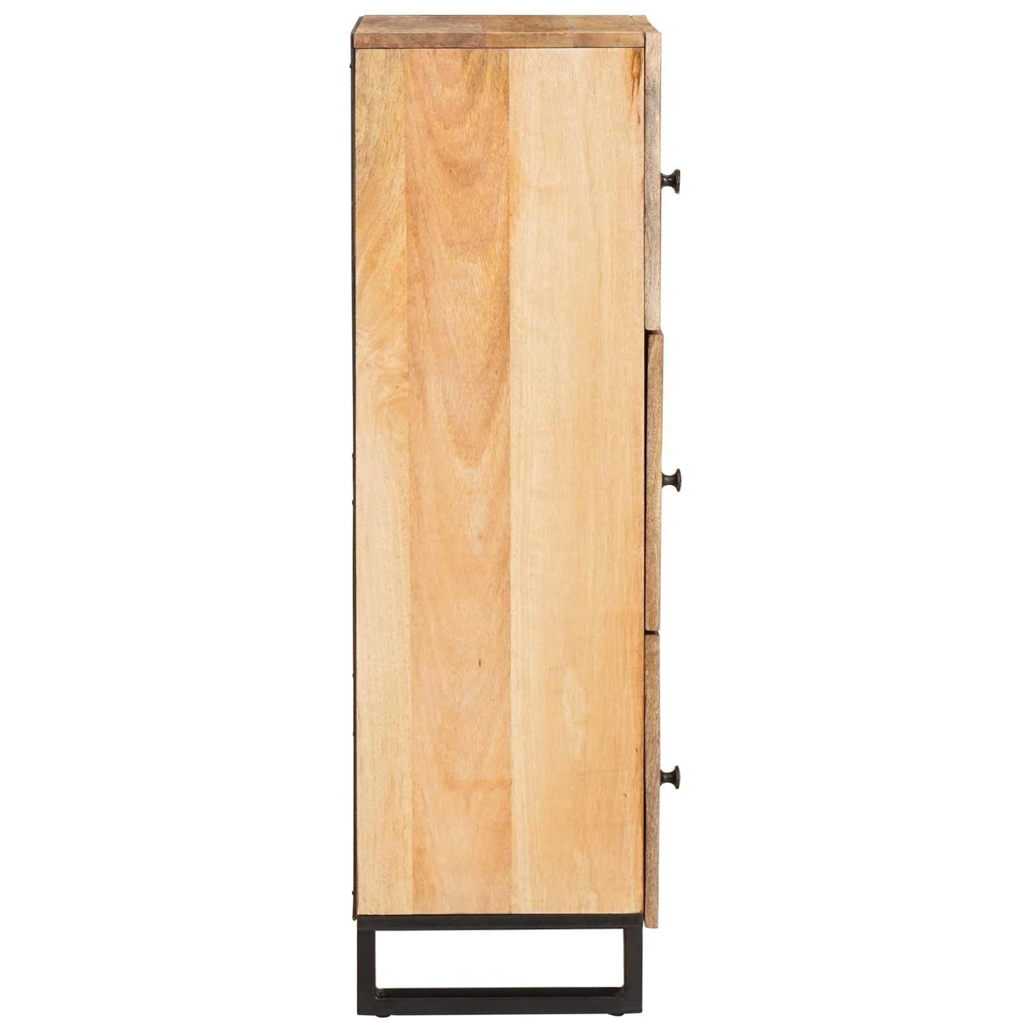 Magasfiú tárolóval ajtóval Barna 90 x 33 x 75 cm Tömör Mangófát