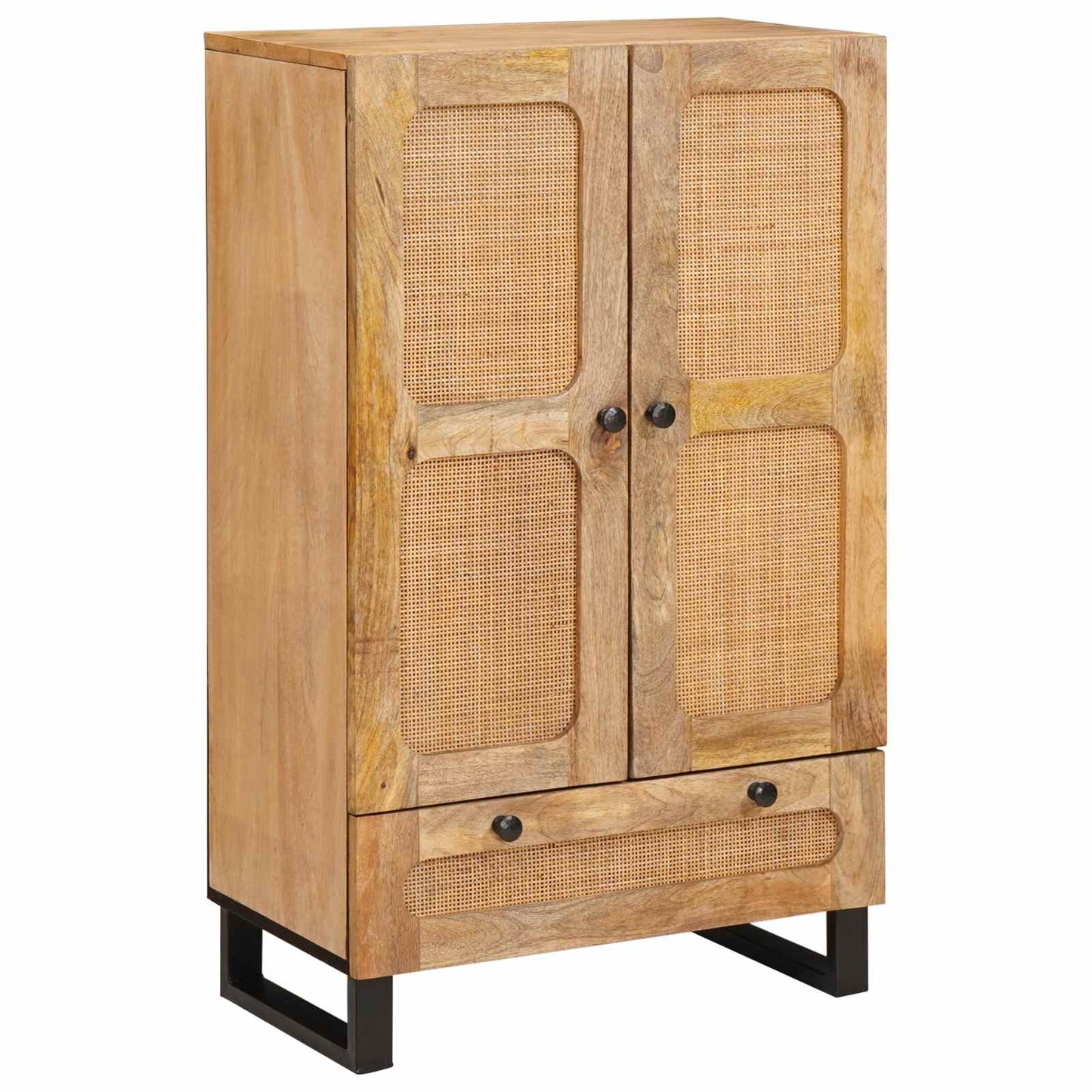 Magasfiú fiókkal ajtóval Barna 40 x 33 x 110 cm Tömör Mangófát