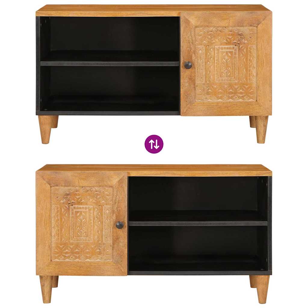 TV egységek polcokkal Világos Barna 80 x 33 x 46 cm Faanyag