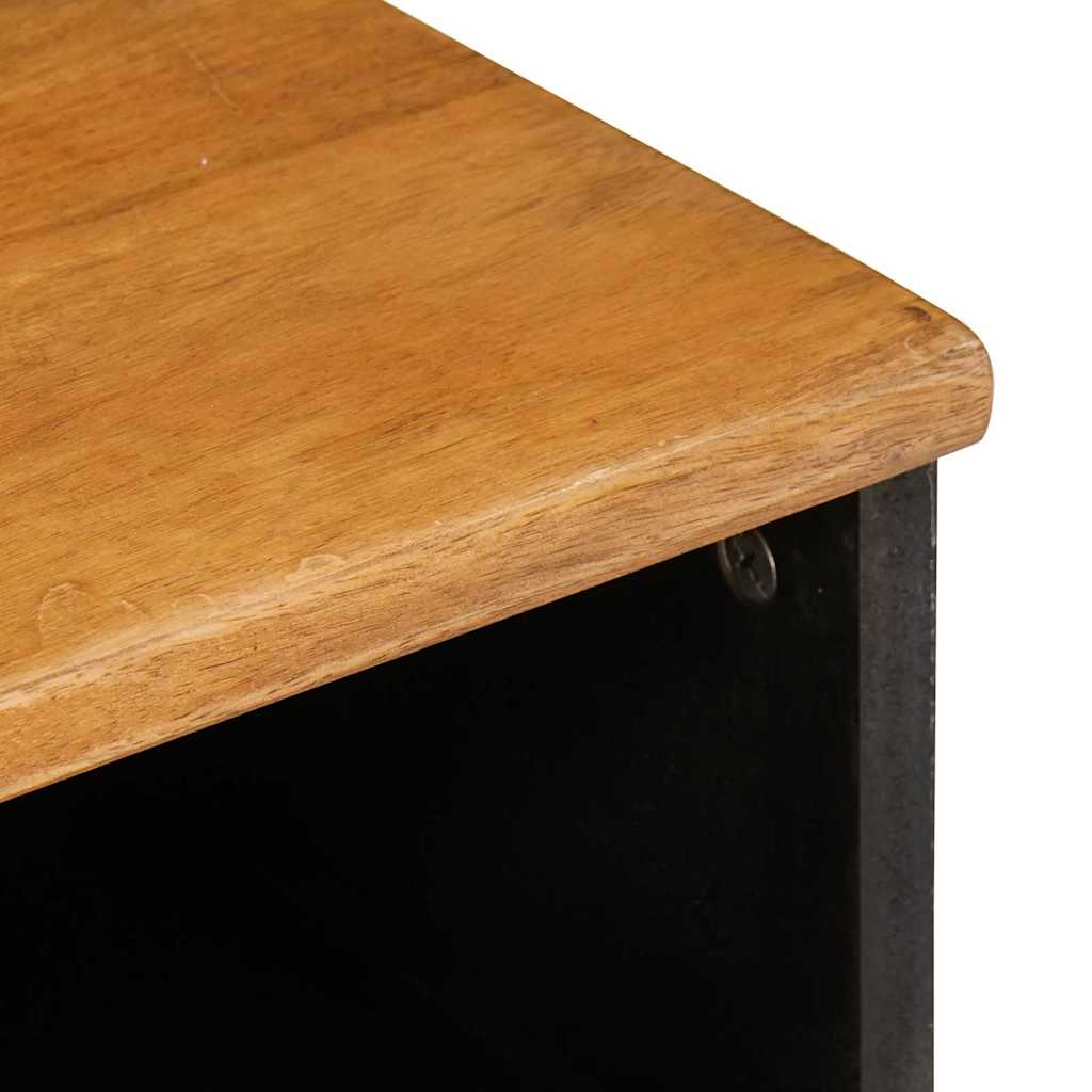 TV szekrény fiókkal polcokkal 80 x 33 x 46 cm Tömör Mangófát