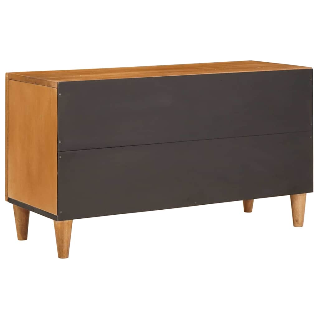 TV szekrény fiókkal polcokkal 80 x 33 x 46 cm Tömör Mangófát
