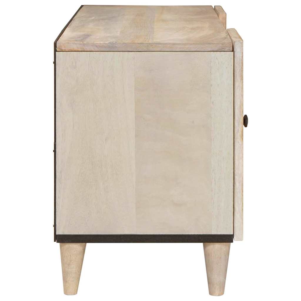 TV egységek polcokkal tárolóval Fehér 105 x 33 x 46 cm Faanyag
