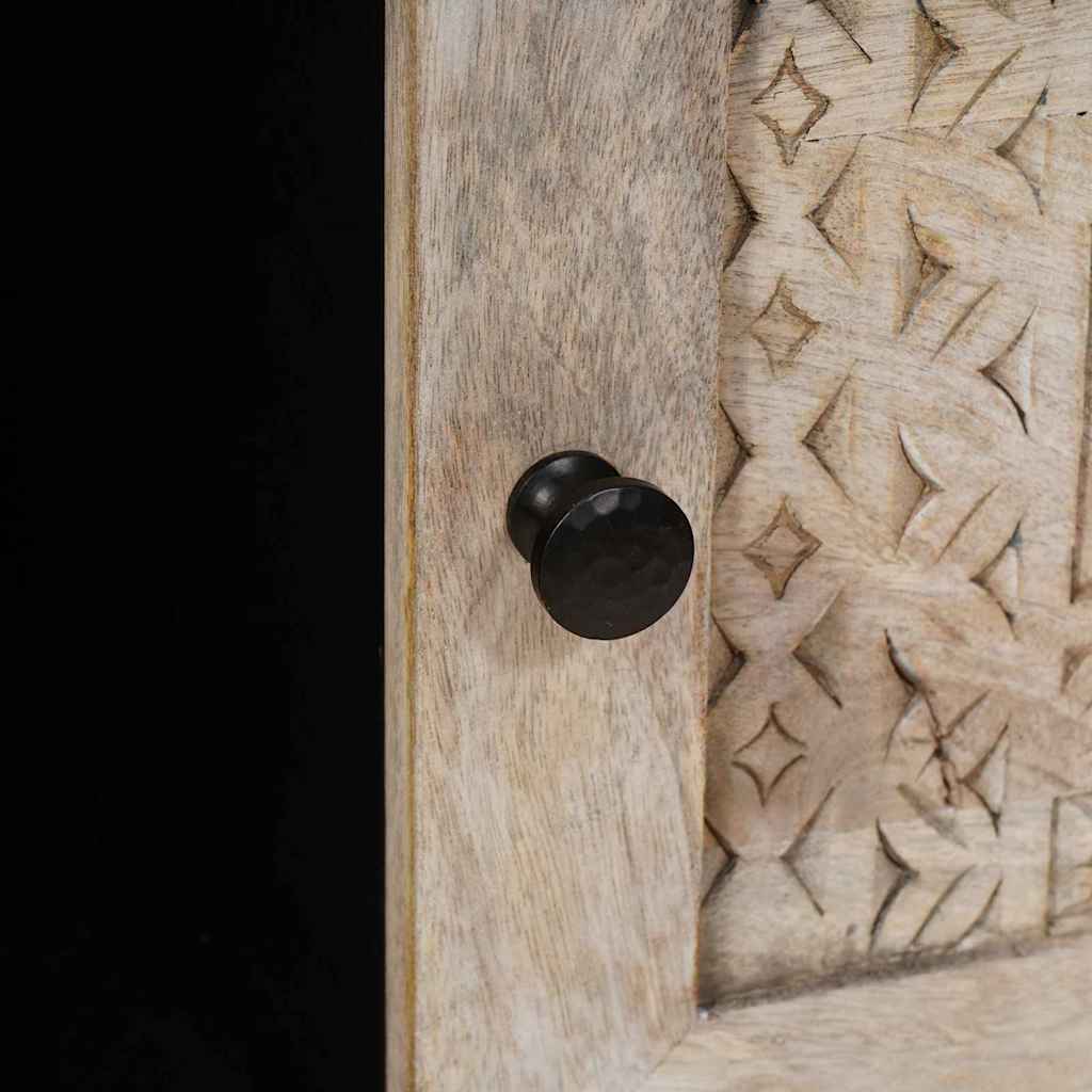 Dohányzóasztal Fehérre fehérített 100 x 54 x 40 cm