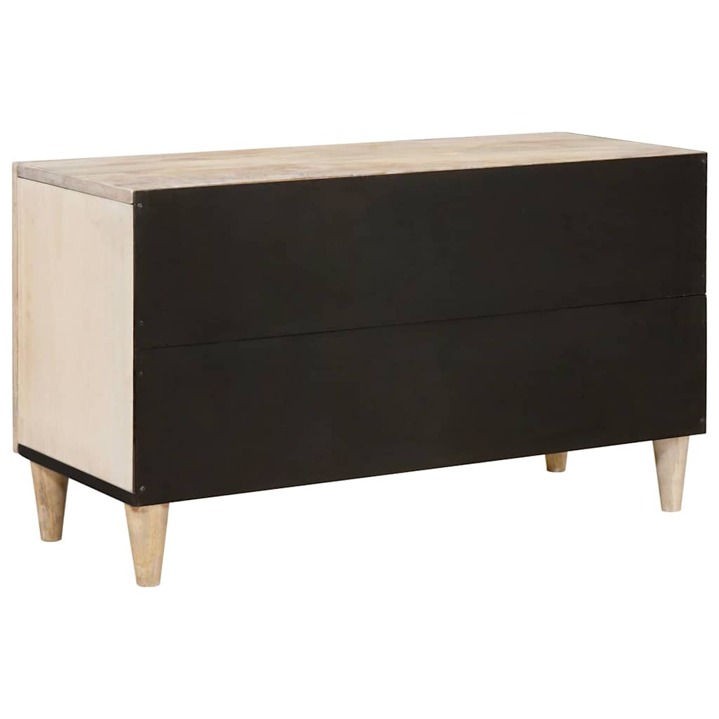 TV egységek polcokkal tárolóval Fehér 80 x 33 x 46 cm Faanyag