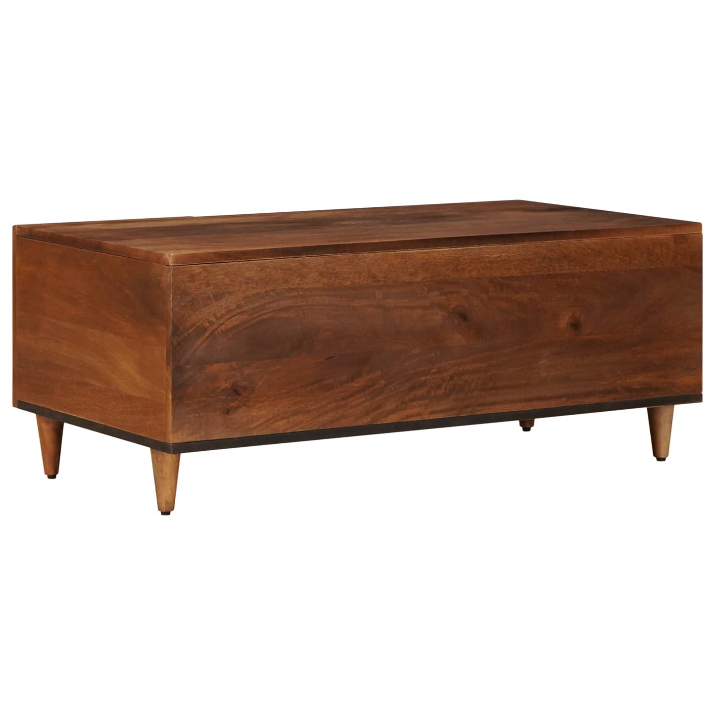 Dohányzóasztal Barna 100 x 54 x 40 cm Tömör Mangófát