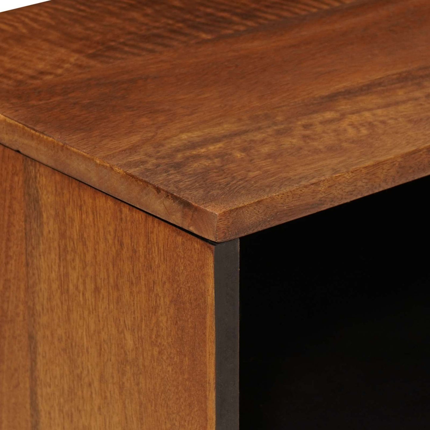 TV szekrény tárolóval Dió 80 x 33 x 46 cm Tömör Mangófát