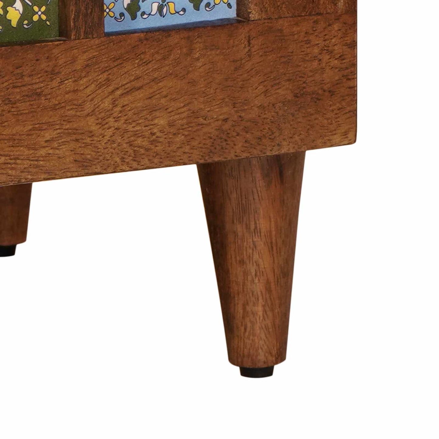 TV szekrény fiókkal Dió 100 x 33 x 46 cm Tömör Mangófát