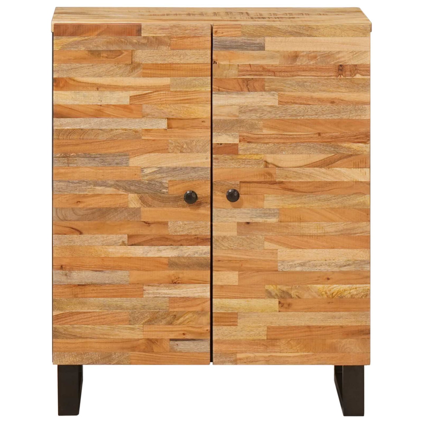 Tároló Szekrény Barna 60 x 33 x 75 cm Tömör Mangófát