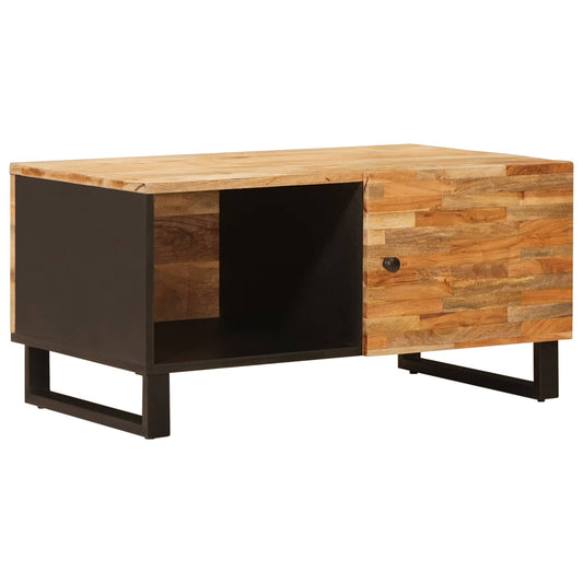 Dohányzóasztal Barna 80 x 50 x 40 cm Tömör Mangófát