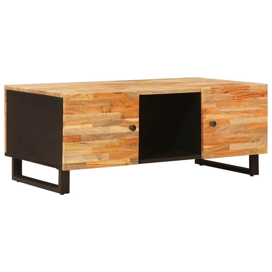 Dohányzóasztal Barna 100 x 54 x 40 cm Tömör Mangófát