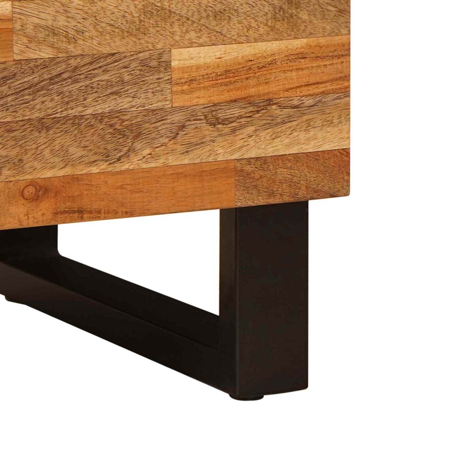 TV szekrény polcokkal Barna 80 x 33 x 46 cm Tömör Mangófát