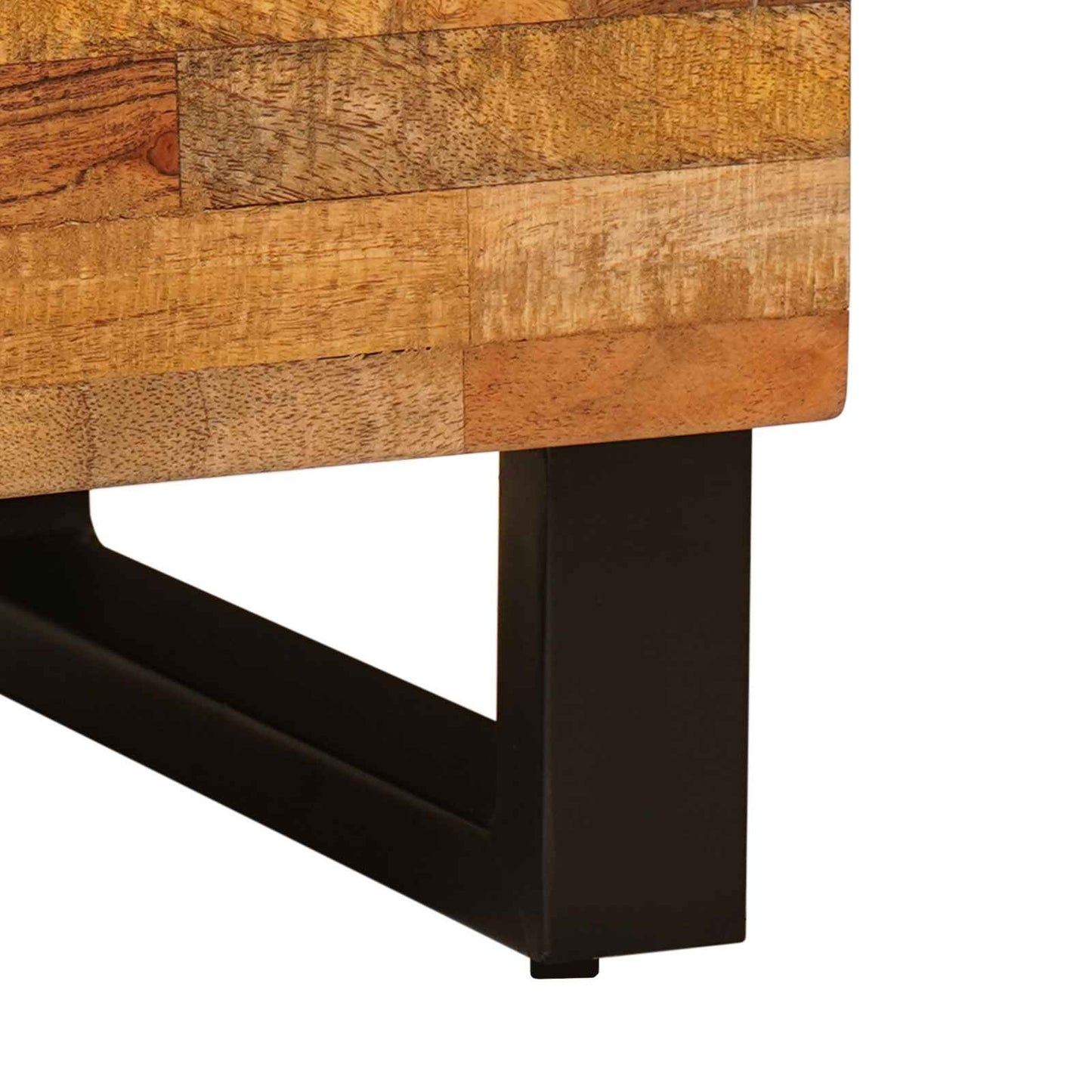 TV szekrény fiókkal Barna 80 x 33 x 46 cm Tömör Mangófát