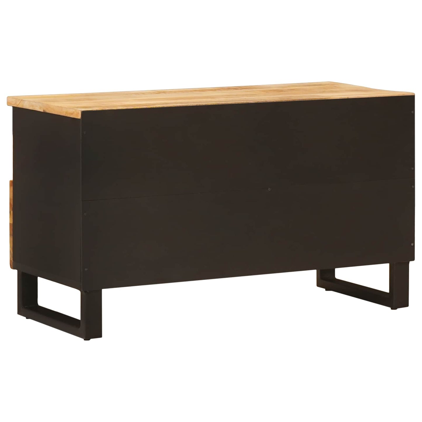 TV szekrény fiókkal Barna 80 x 33 x 46 cm Tömör Mangófát