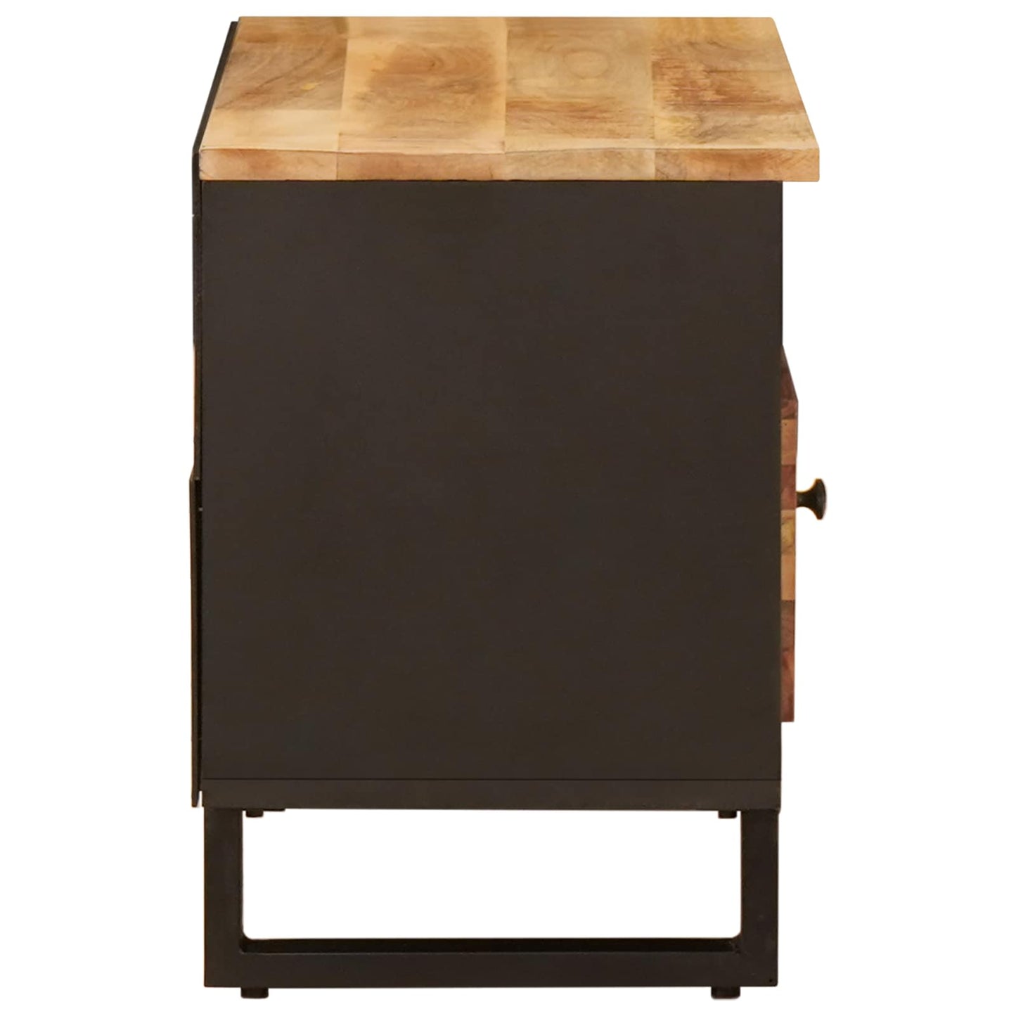 TV szekrény fiókkal Barna 80 x 33 x 46 cm Tömör Mangófát