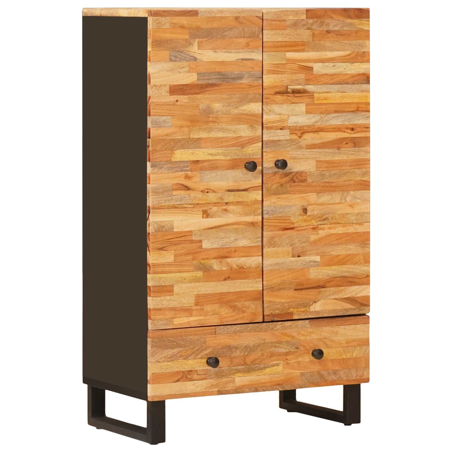 Tároló Magasítószekrény Barna 60 x 33 x 100 cm Tömör Mangófát