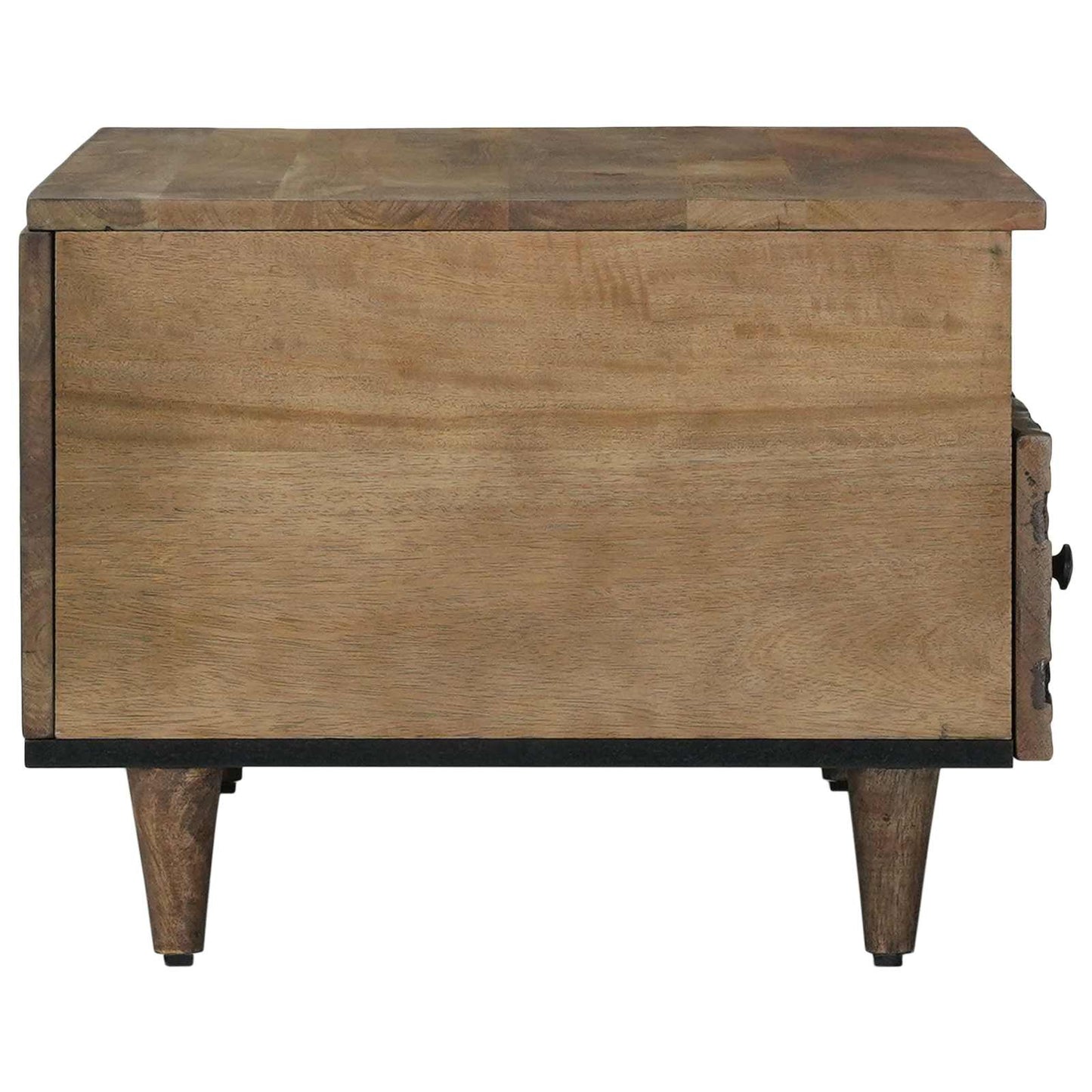 Dohányzóasztal fiókkal Barna 80 x 54 x 40 cm Tömör Mangófát