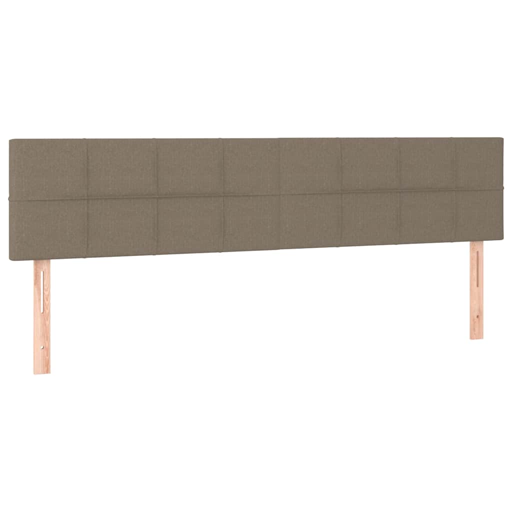 oszmán ágykeret matracokkal Taupe 180x200cm szövet