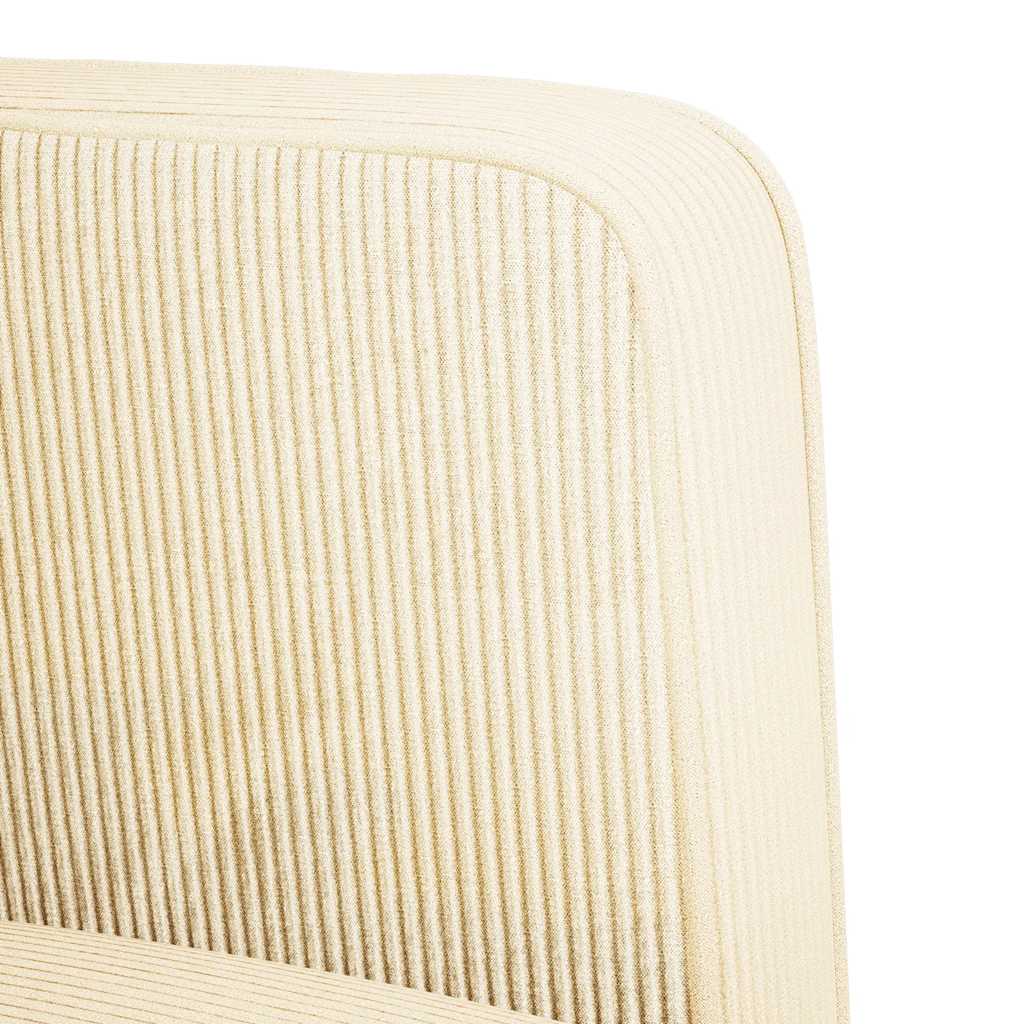 krém kordbársony szövet loveseat kanapé 109 cm