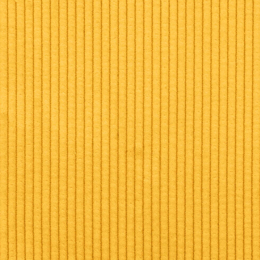 világossárga kordbársony szövet loveseat kanapé 109 cm