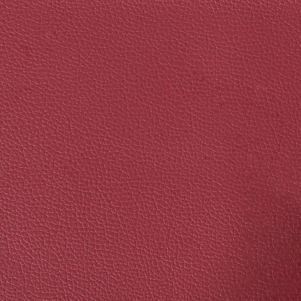 bordó műbőr loveseat kanapé 110 cm