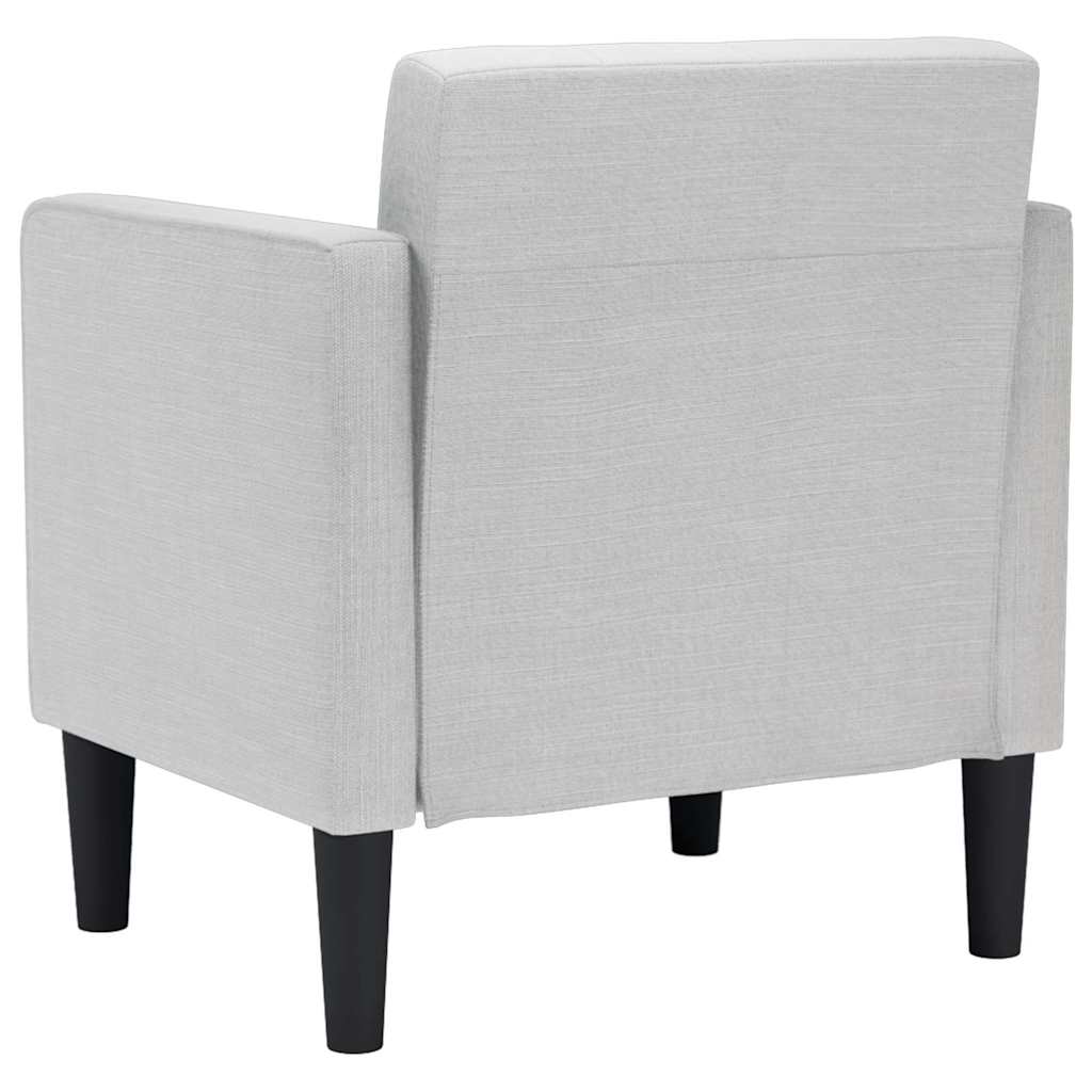 felhőszürke szövet kanapészék karfás szék 53 cm