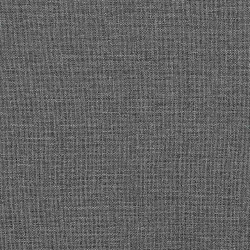 sötétszürke szövet loveseat kanapé 111 cm