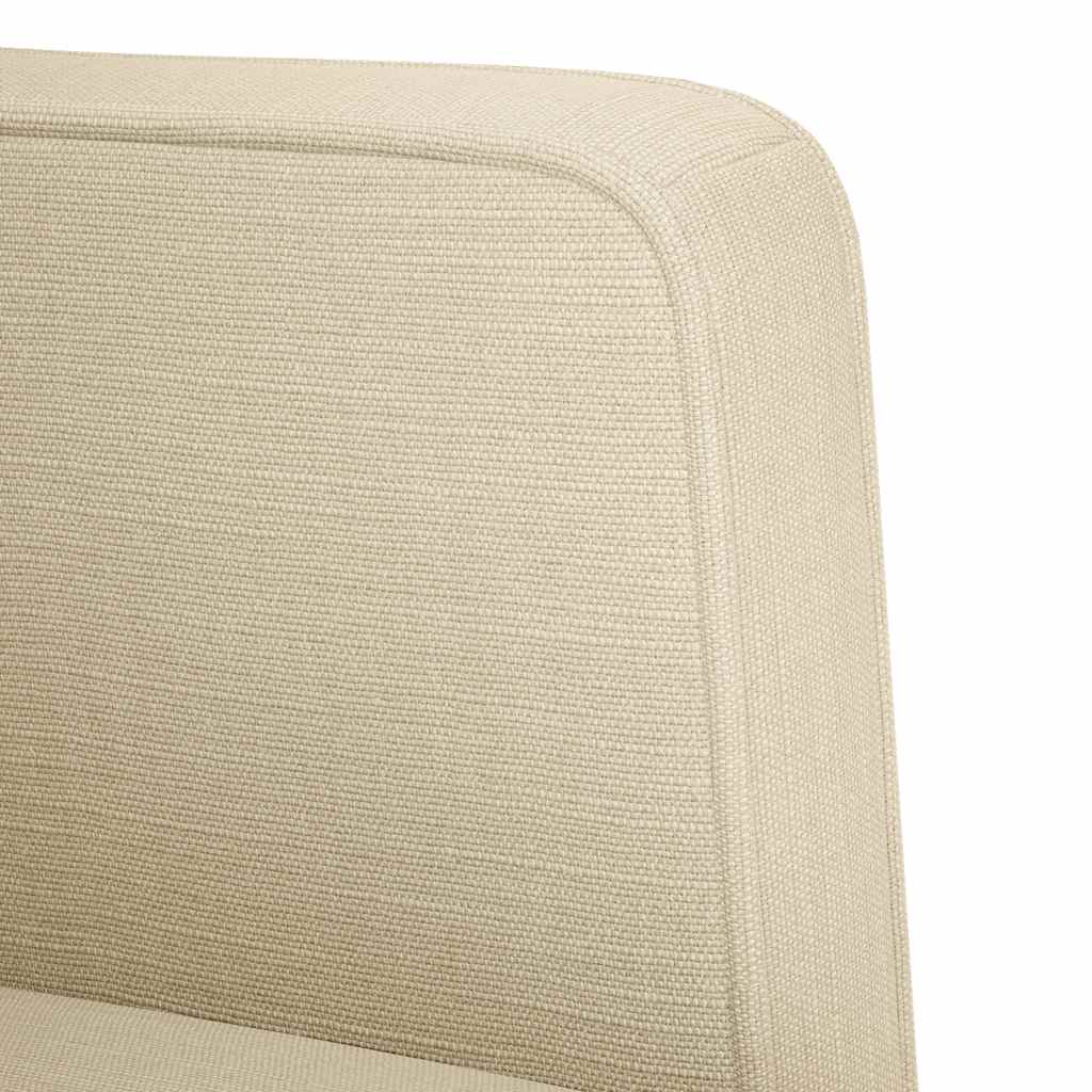 krém szövet loveseat kanapé 111 cm