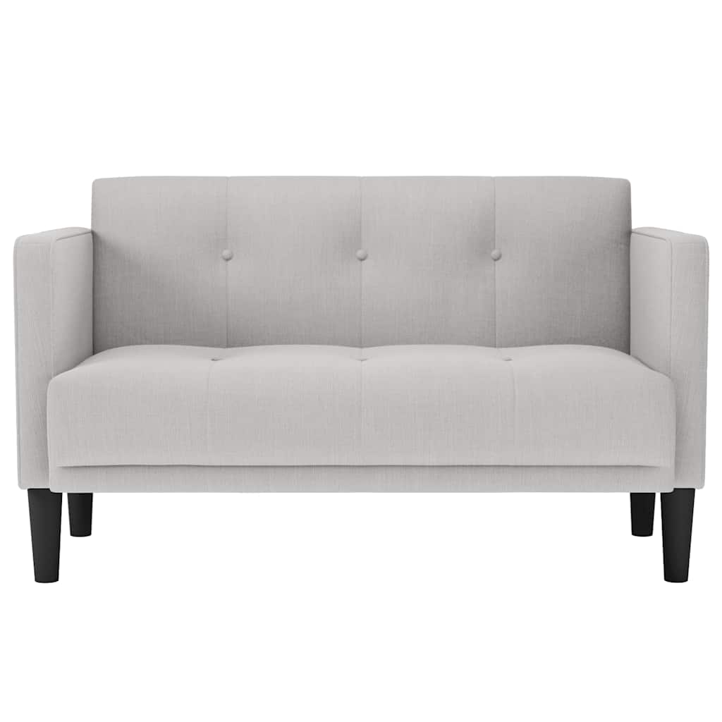 felhőszürke szövet loveseat kanapé 111 cm