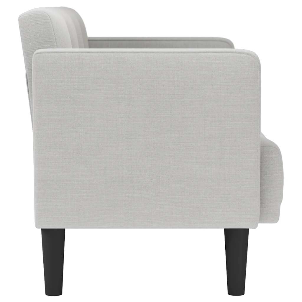 felhőszürke szövet loveseat kanapé 111 cm