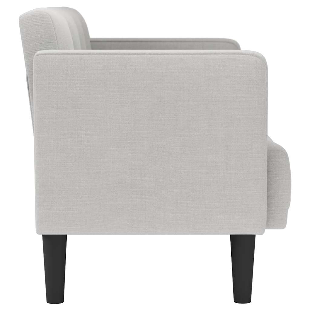 felhőszürke szövet loveseat kanapé 111 cm