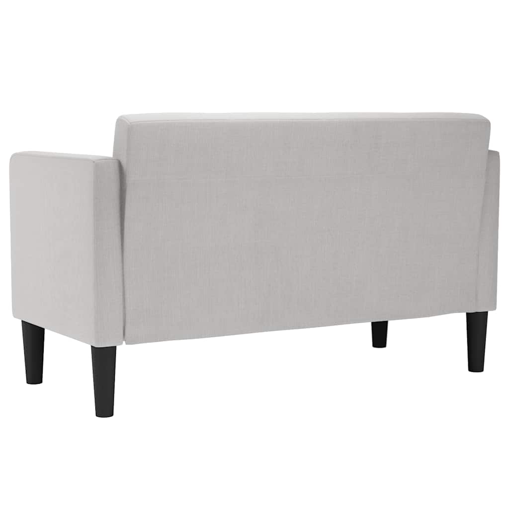 felhőszürke szövet loveseat kanapé 111 cm