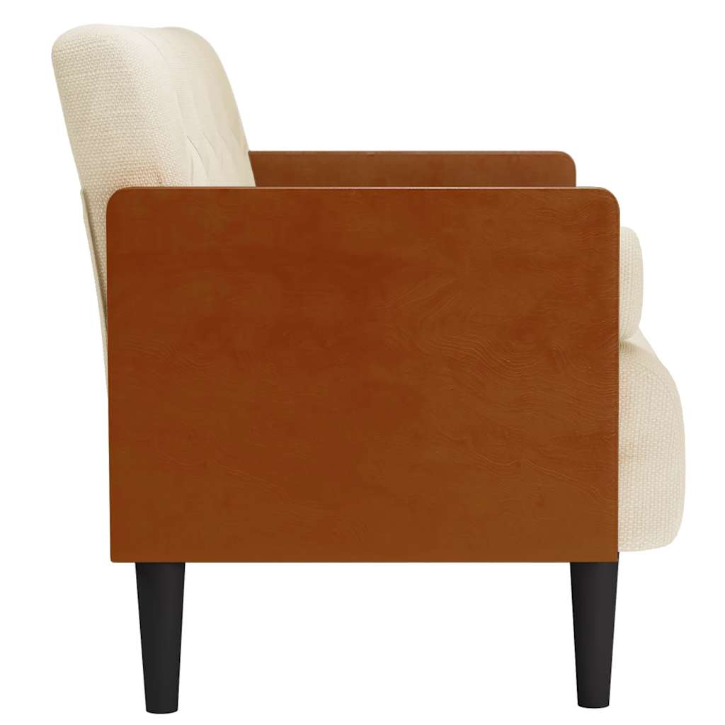 vászonból loveseat kanapé párnákkal 110 cm