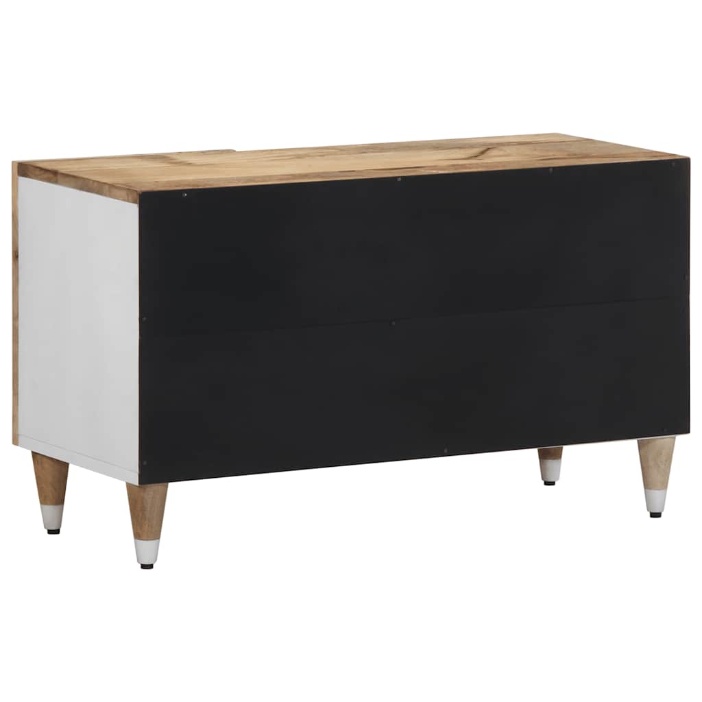 tömör mangófa TV-szekrény 80x31,5x46 cm