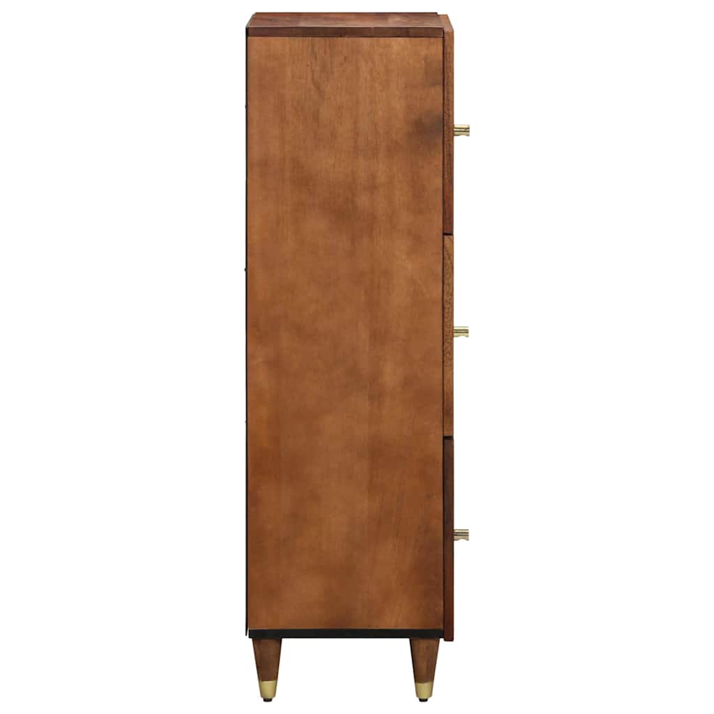 Magasfiú polcokkal Barna 40 x 33 x 110 cm Tömör Mangófát