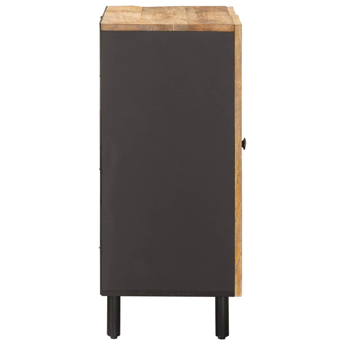 Tároló szekrények 60 x 33 x 75 cm Tömör Mangófát Természetes