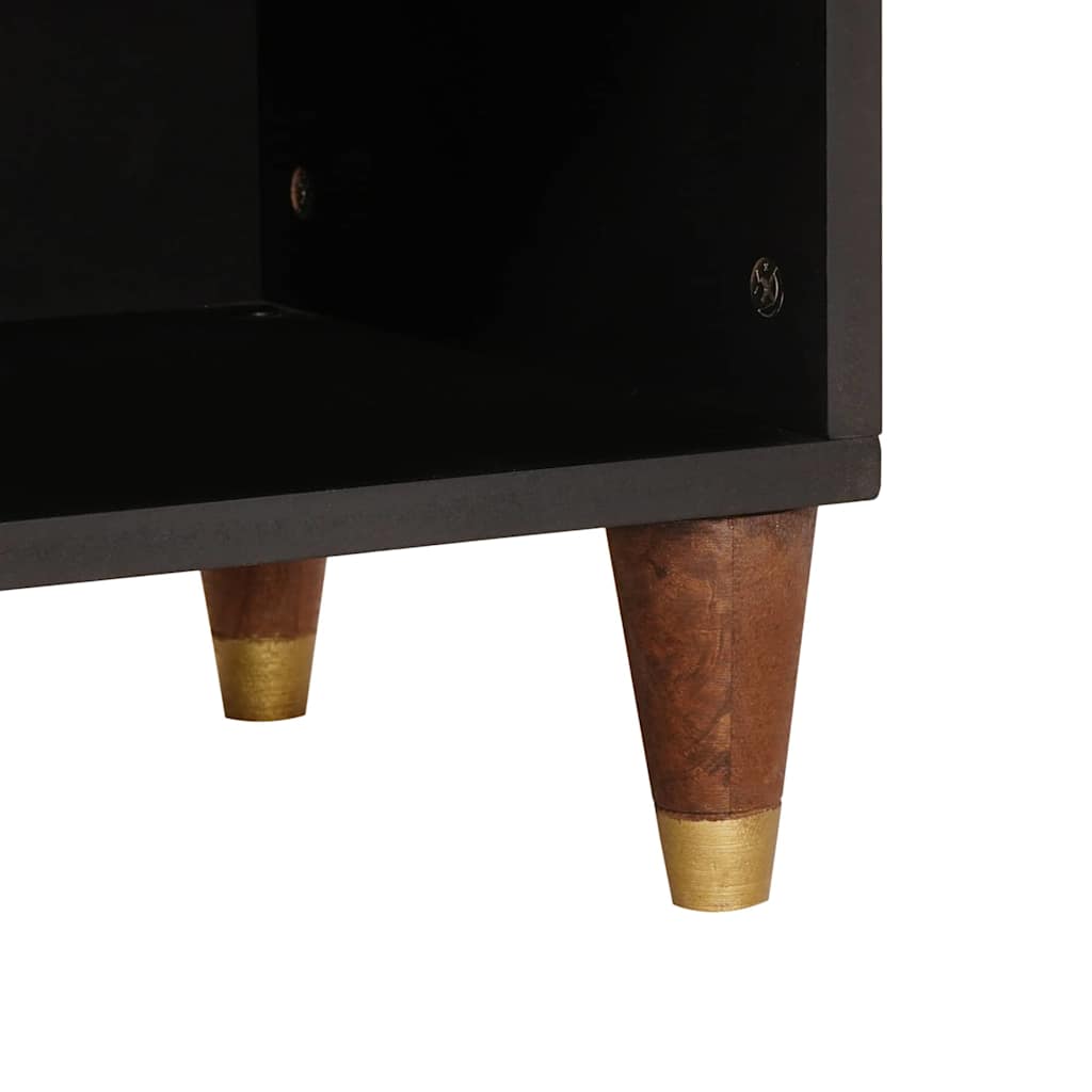 TV szekrény fiókkal Barna 100 x 33,5 x 46 cm Tömör Mangófát