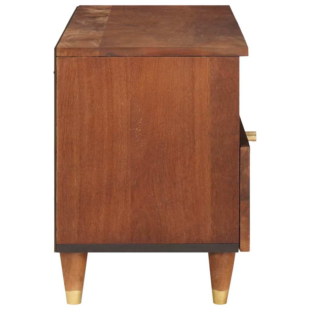 TV szekrény fiókkal Barna 80 x 33,5 x 46 cm Tömör Mangófát