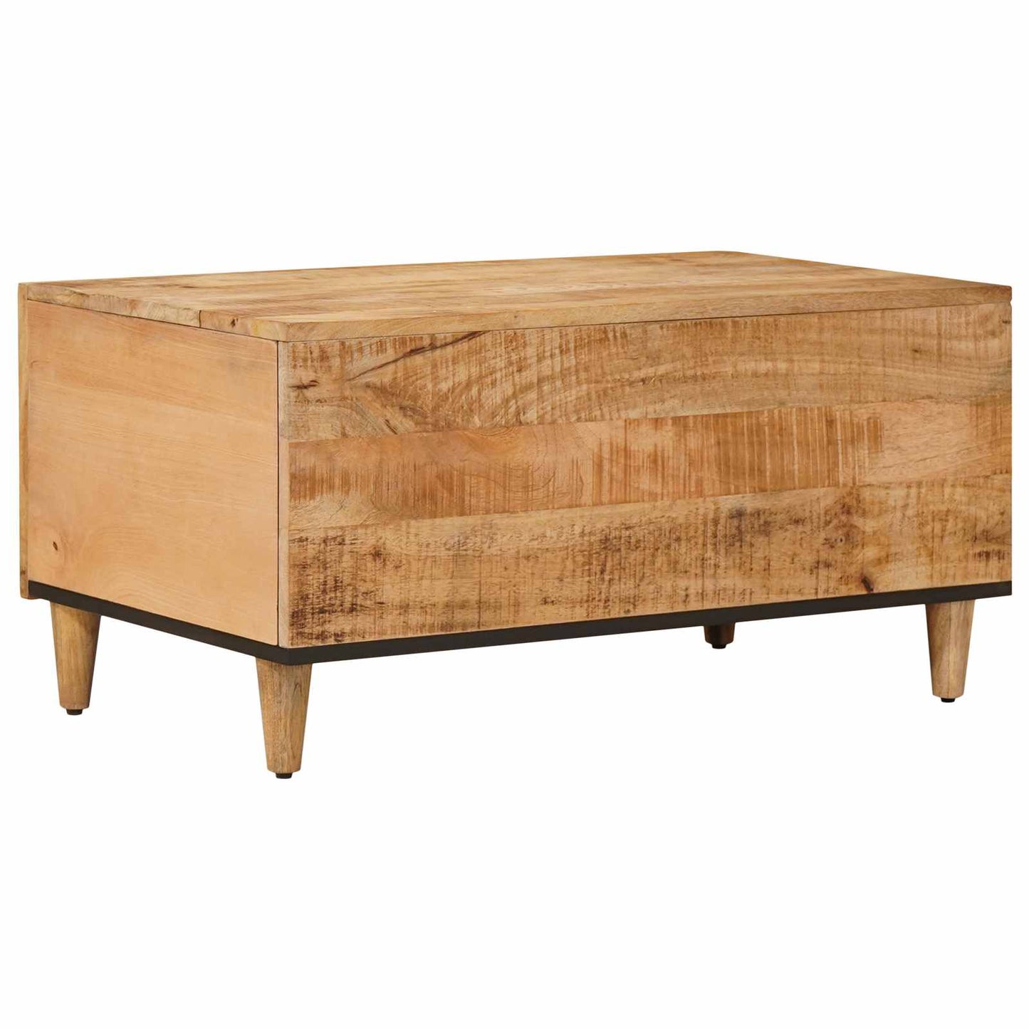 Dohányzóasztal Barna 80 x 50 x 40 cm Tömör Mangófát