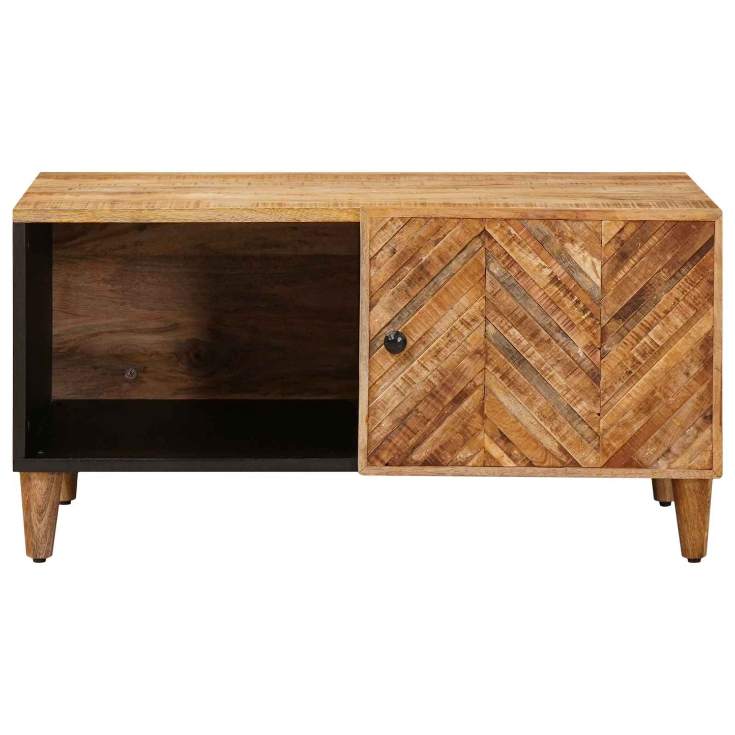 Dohányzóasztal Barna 80 x 50 x 40 cm Tömör Mangófát