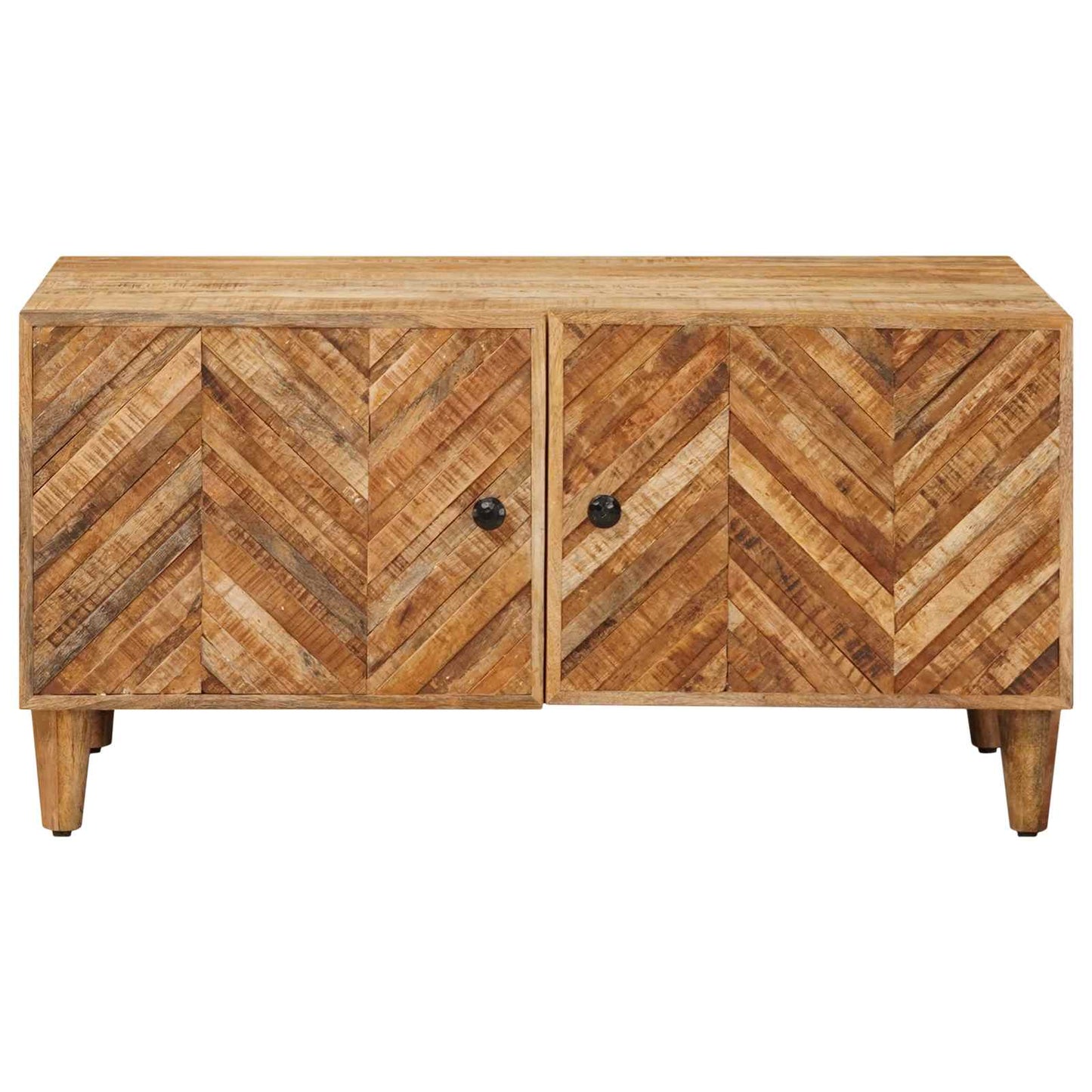 Dohányzóasztal Barna 80 x 50 x 40 cm Tömör Mangófát