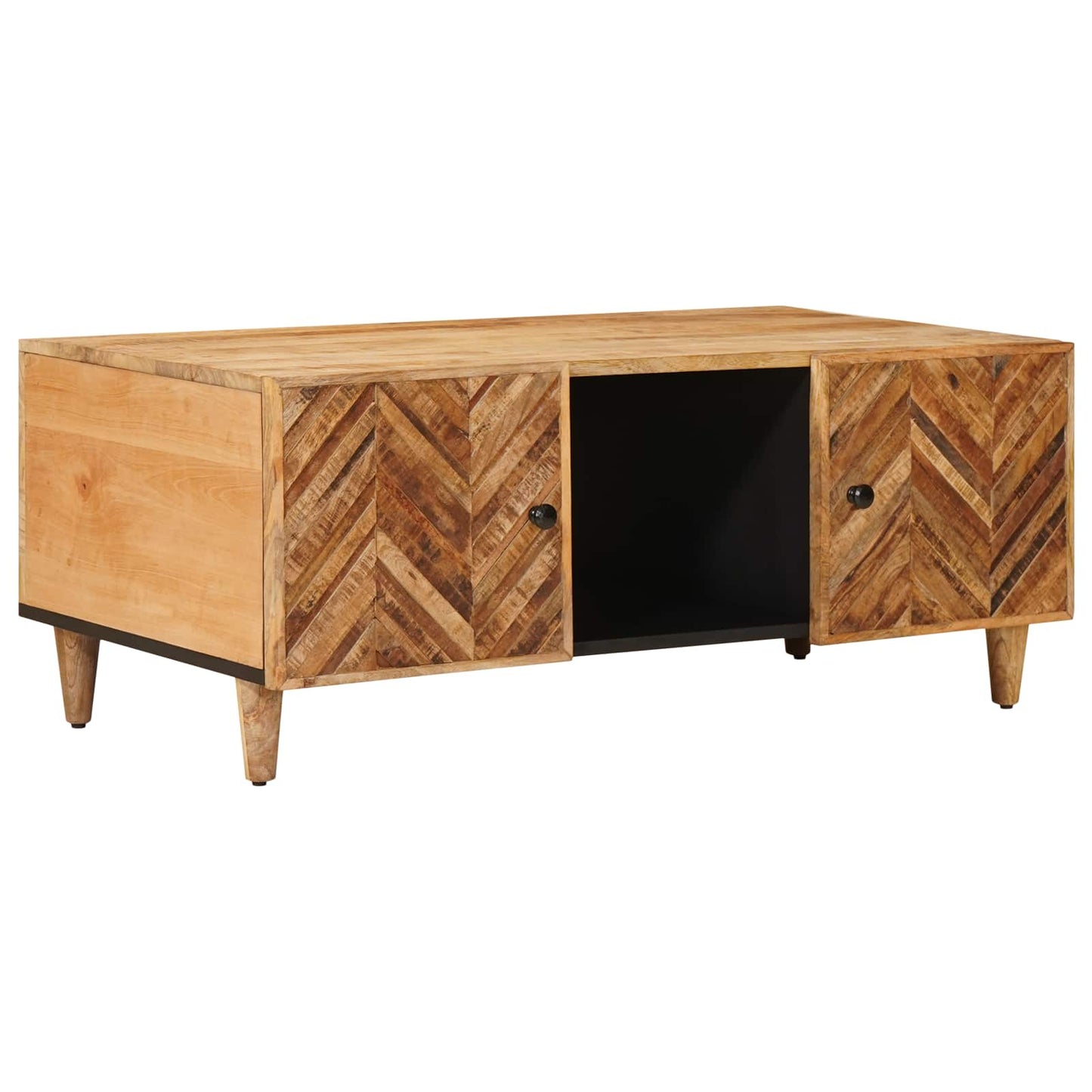 Dohányzóasztal Barna 100 x 54 x 40 cm Tömör Mangófát