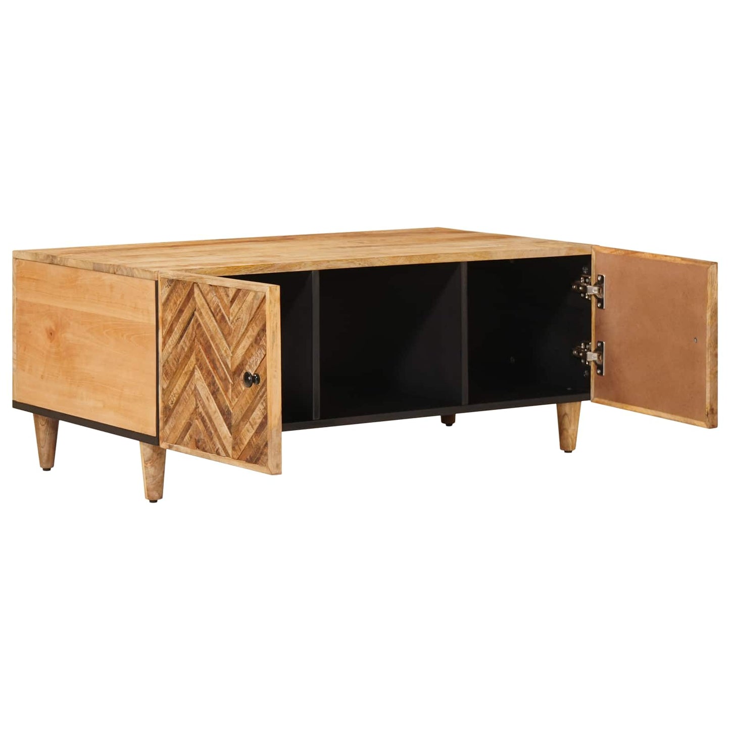 Dohányzóasztal Barna 100 x 54 x 40 cm Tömör Mangófát