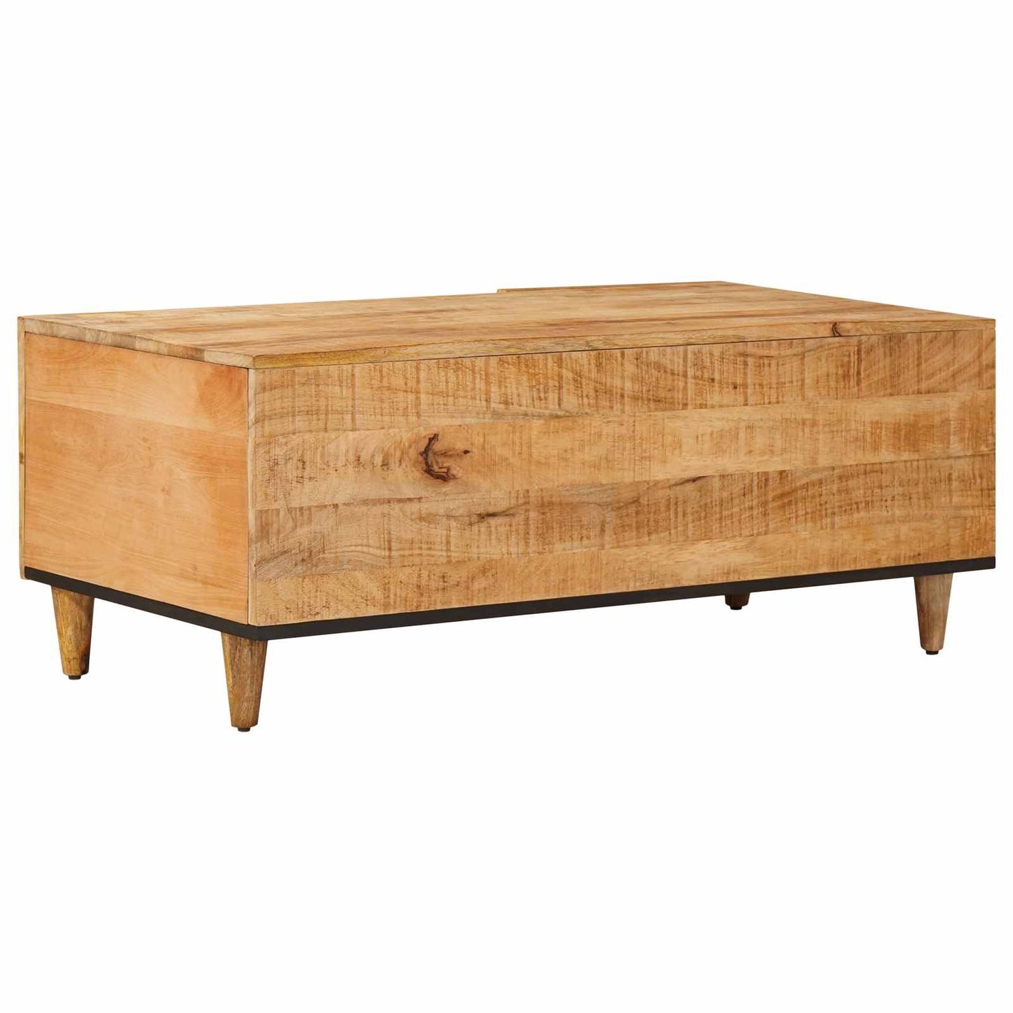 Dohányzóasztal Barna 100 x 54 x 40 cm Tömör Mangófát
