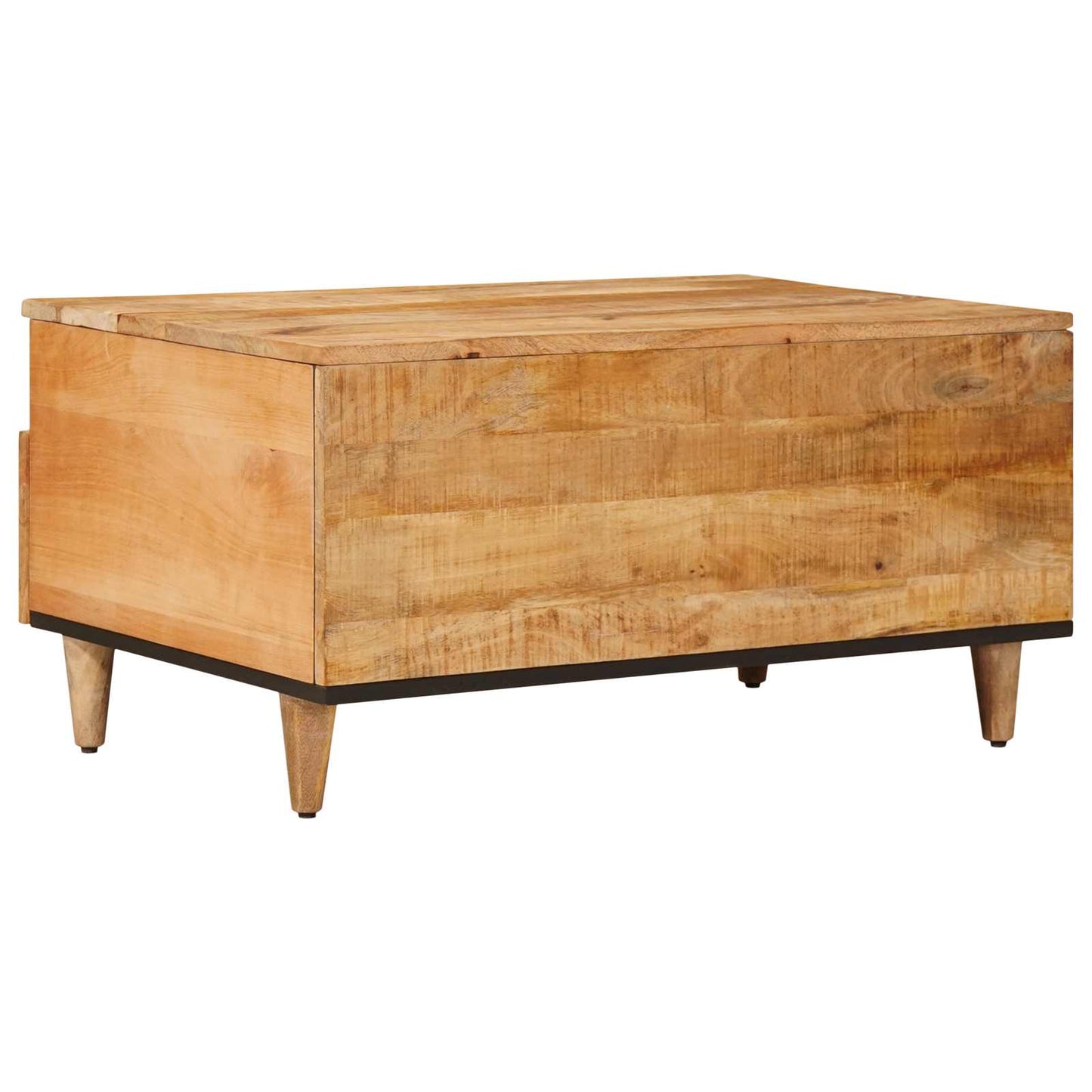 Dohányzóasztal fiókkal Barna 80 x 54 x 40 cm Tömör Mangófát
