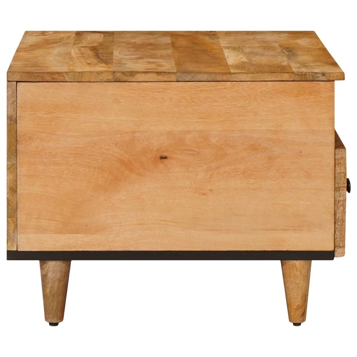 Dohányzóasztal fiókkal Barna 80 x 54 x 40 cm Tömör Mangófát