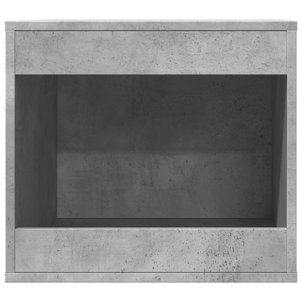 betonszürke szerelt fa macskaalomdoboz 47 x 59 x 42 cm