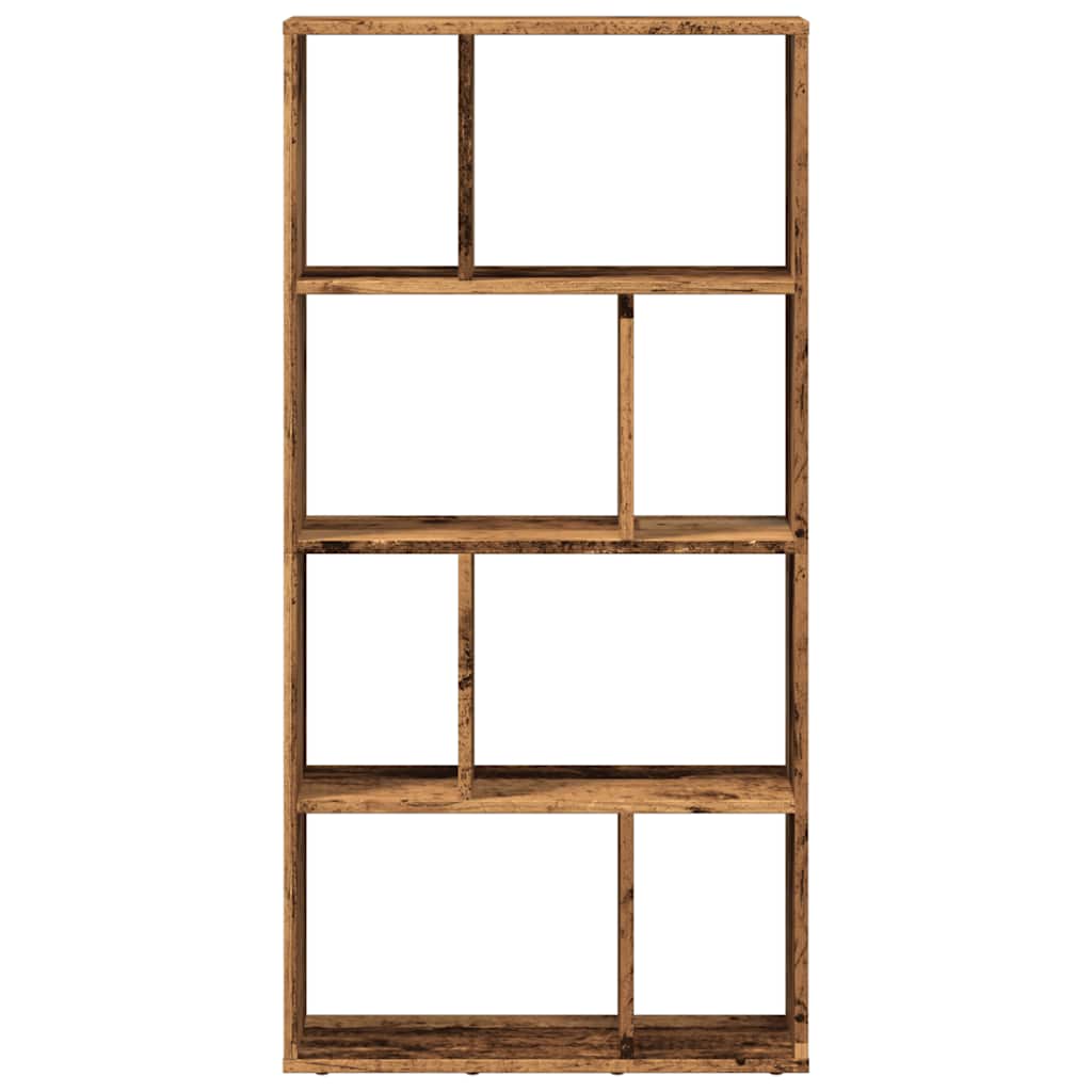 antik fa színű szerelt fa könyvespolc 60 x 20 x 120,5 cm